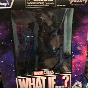 ZOMBIE CAPTAIN AMERICA Marvel What If...? Action Figure - Black and Blue